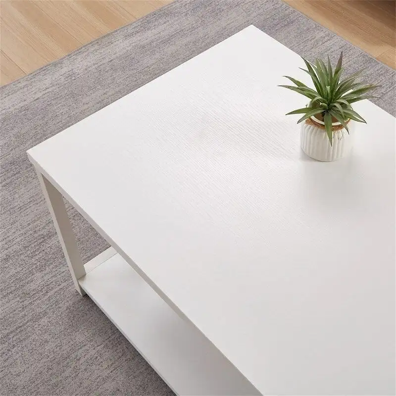 Coffee Table Rustic Wood - 21.6D x 39.3W x 17.7H