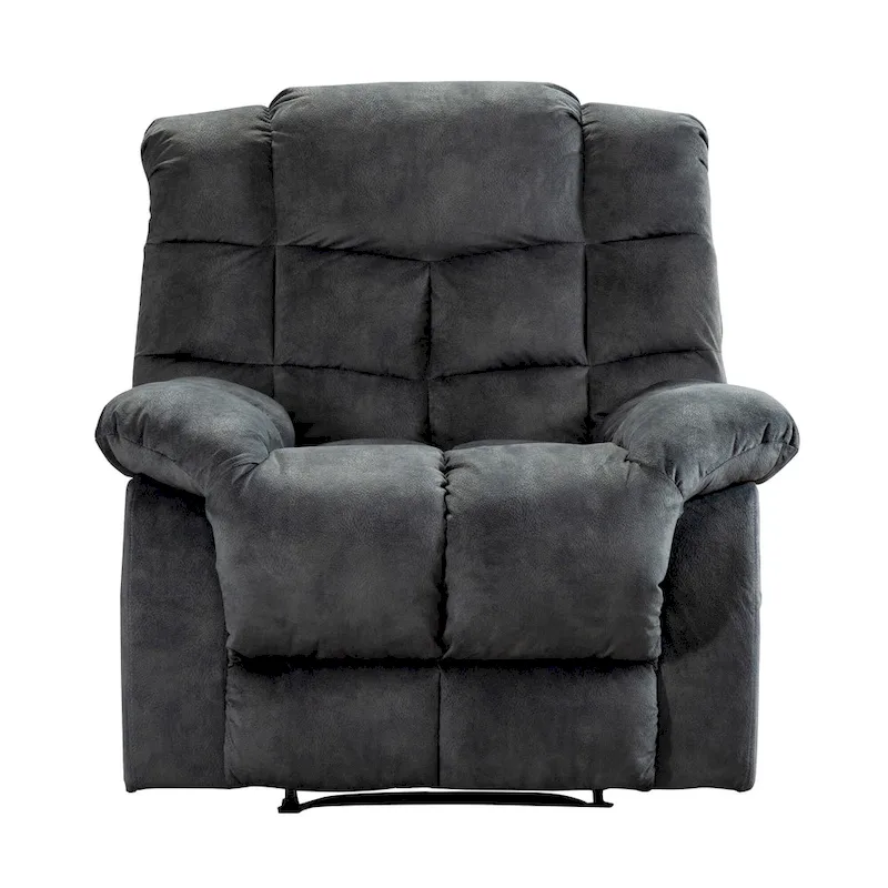 Manual Reclining Fabric Recliner and Single Sofa
