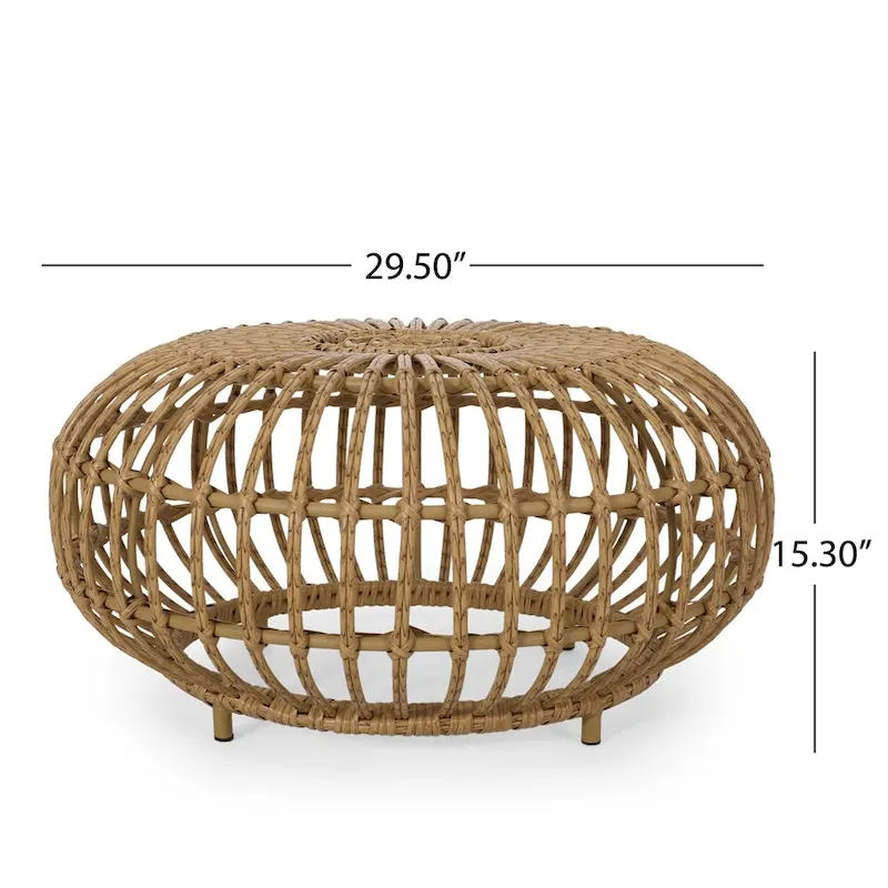 29.5  Wicker Coffee Table