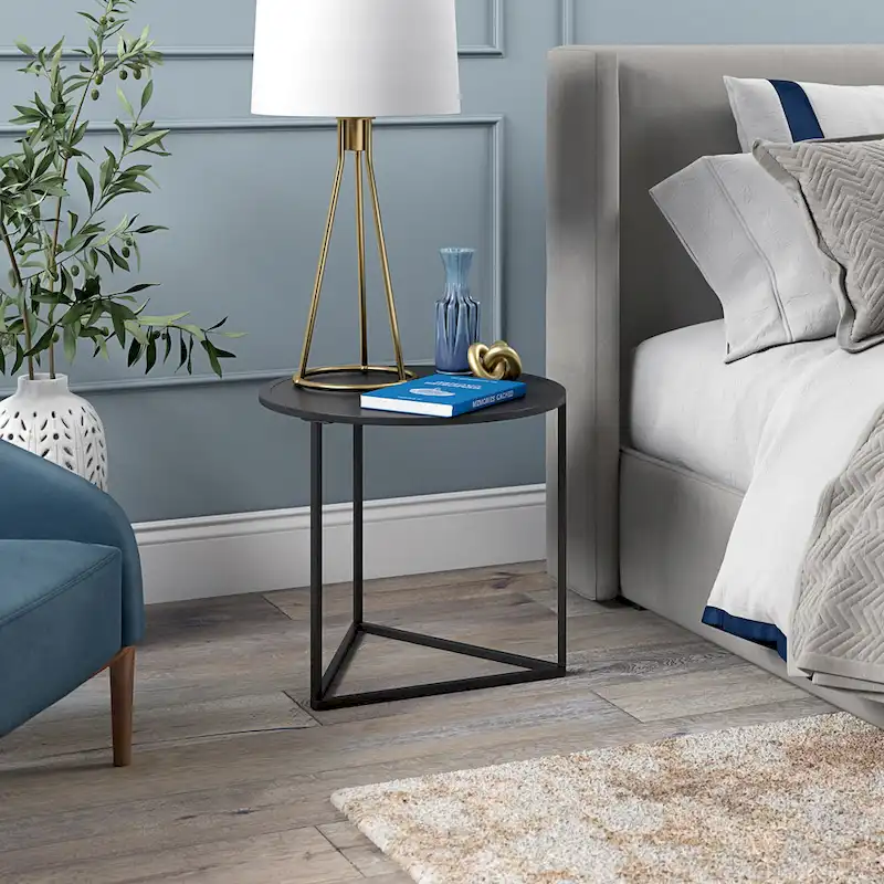 Jenson 24 Wide Round Side Table - 24 Wide