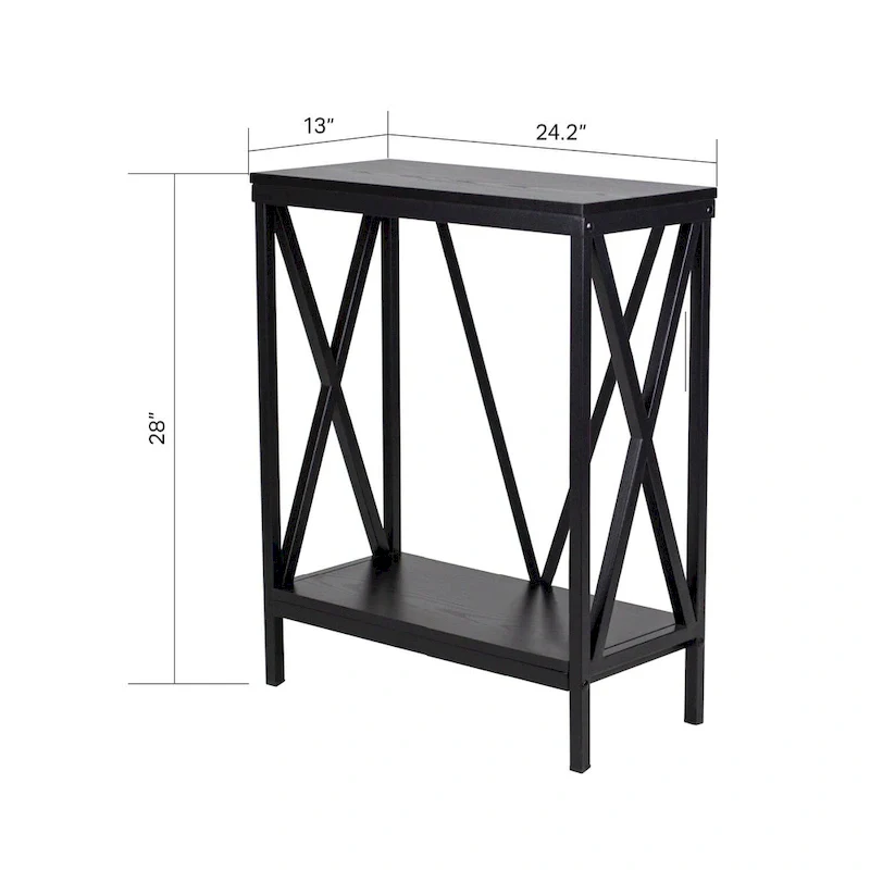 20 Gallon Steel X-Frame Aquarium Stand in Black