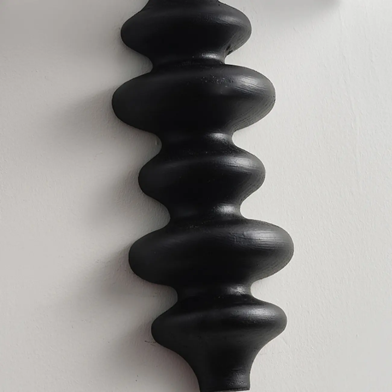 21H Modern Geometric Wooden Wall Sconce with Fabric Shade