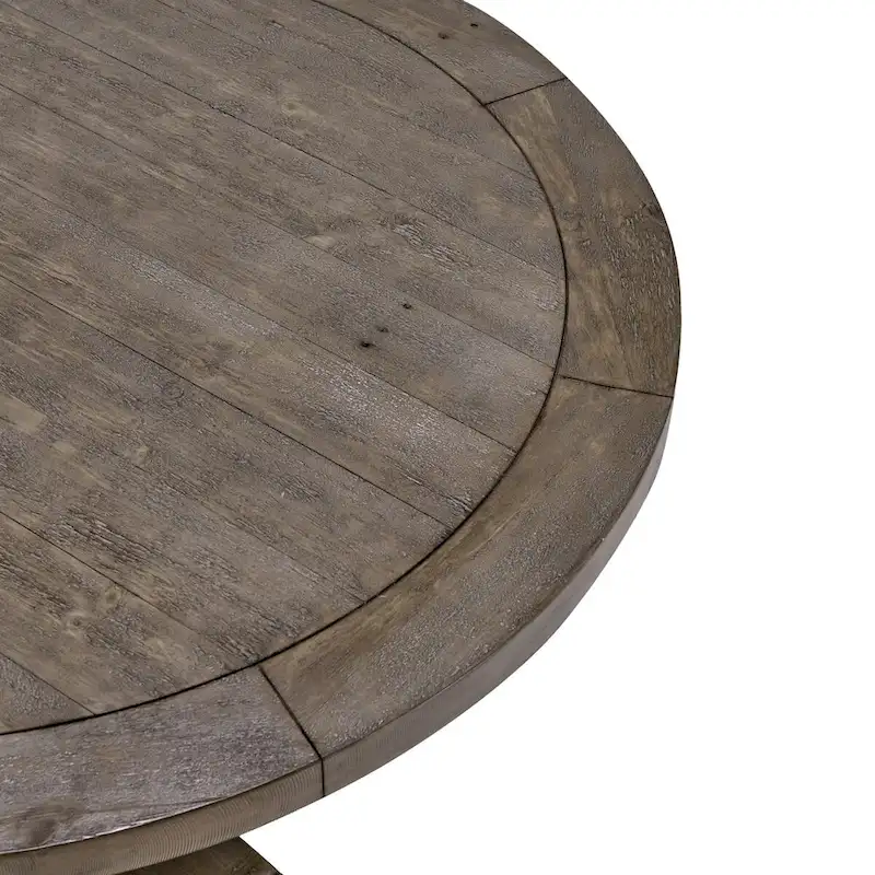Kasey 42 Dining Table in Weathered Brown by Kosas Home