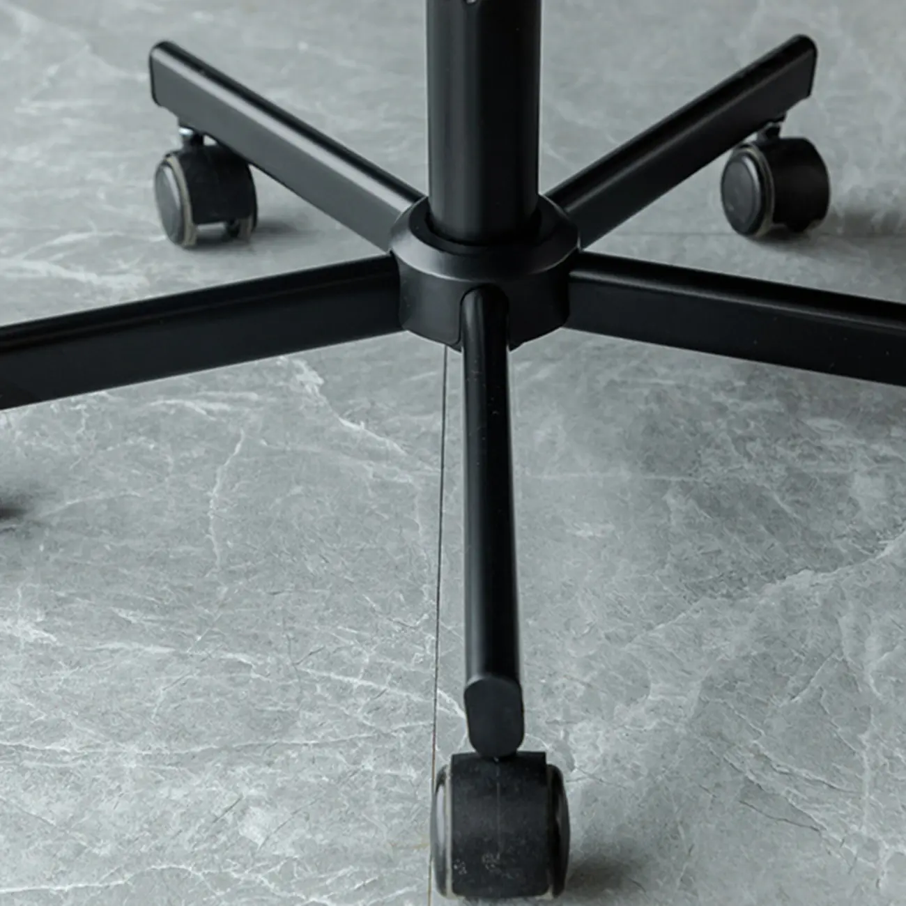 Modern Army Green Leather Adjustable Swivel Office Chair