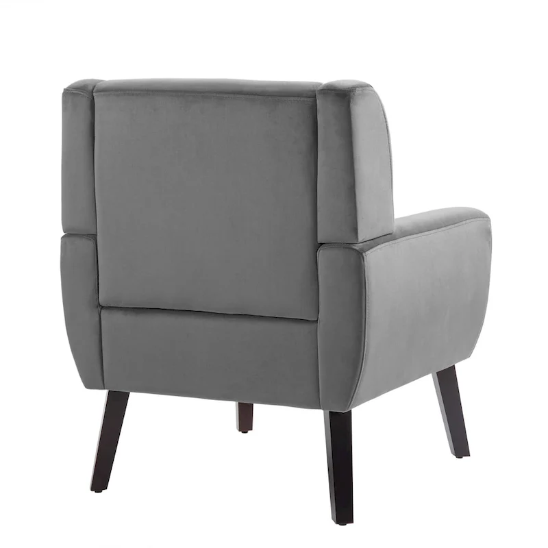 Velvet Upholstered Armchair Tufted Accent Chairs Set of 2