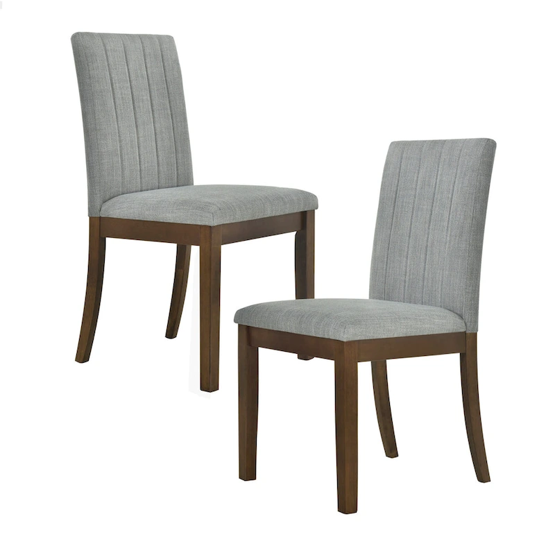 510 Design Everly Upholstered Channel-back Dining Chair Set of 2