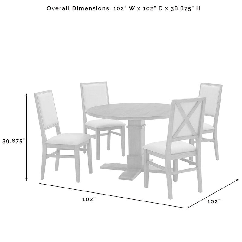 Crosley Joanna 5Pc Round Dining Set