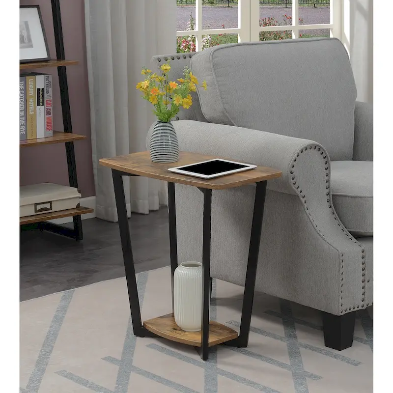 Convenience Concepts Graystone End Table with Shelf