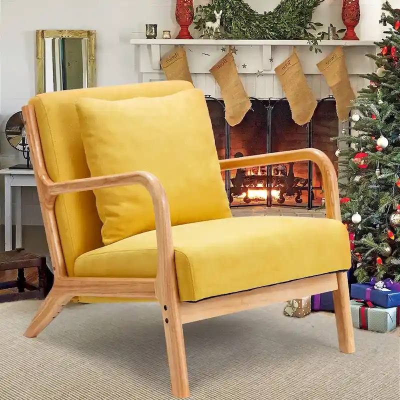AECOJOY Mid Century Modern Living Room Reading Comfy Lounge Chairs