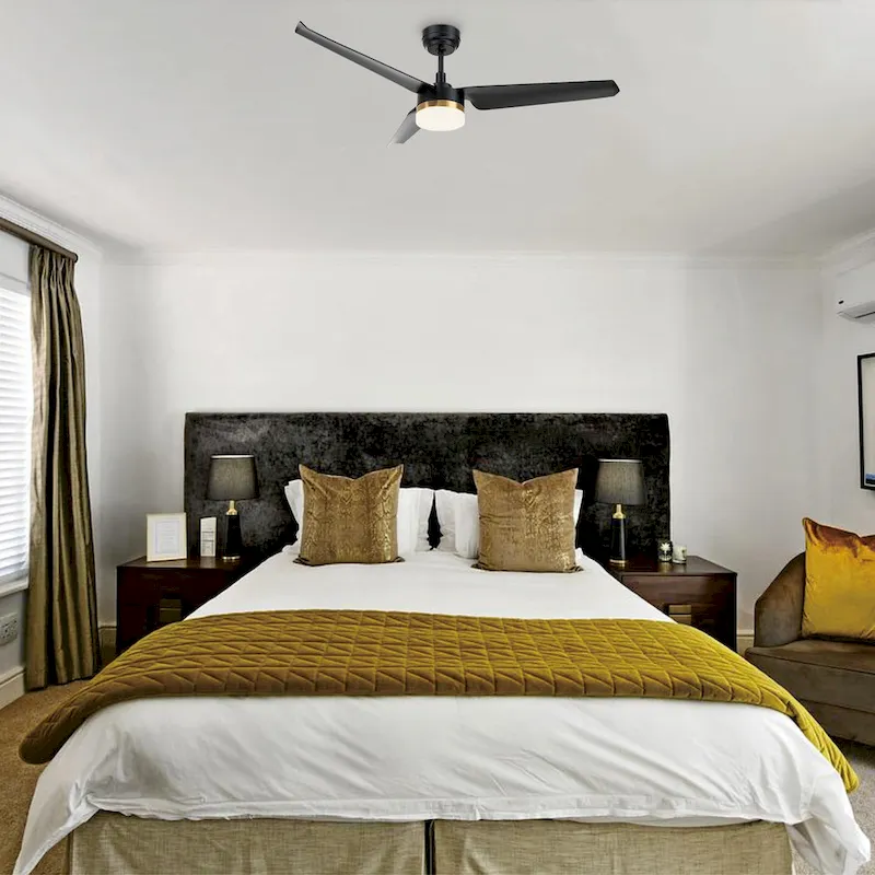 CARRO Nantes 52  3-Blade Indoor Smart Ceiling Fan with LED Light and Remote-Downrod