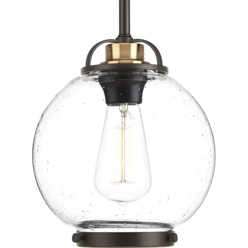 Progress Lighting Chronicle Bronze Steel 1-light Mini Pendant - N/A