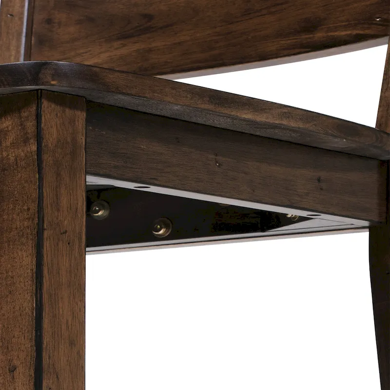 Mass Rustic Ladderback Wood Dining Chairs (Set of 2) by Furniture of America