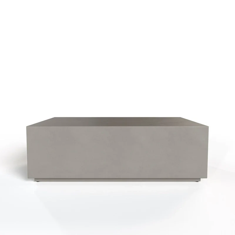 Modrest Fresno Modern Grey Concrete Coffee Table