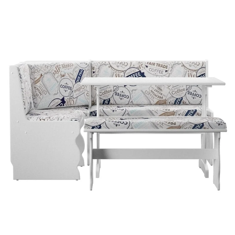 Breakfast Nook 3-piece Dining Set