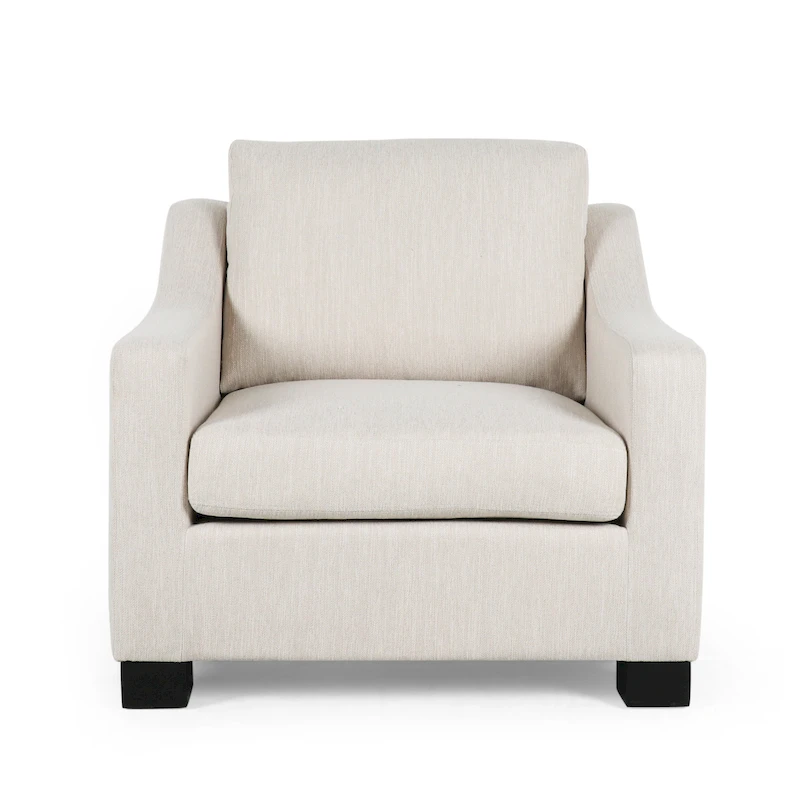 Halevy Contemporary Upholstered Club Chair by Christopher Knight Home