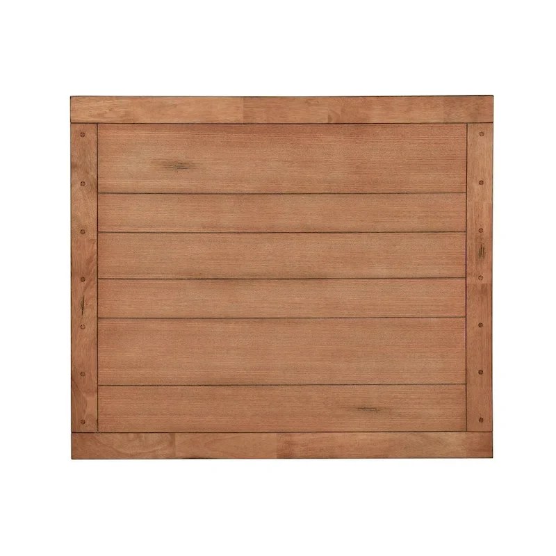 Treasures Medium Brown Rustic Oak Retractable Leg Table