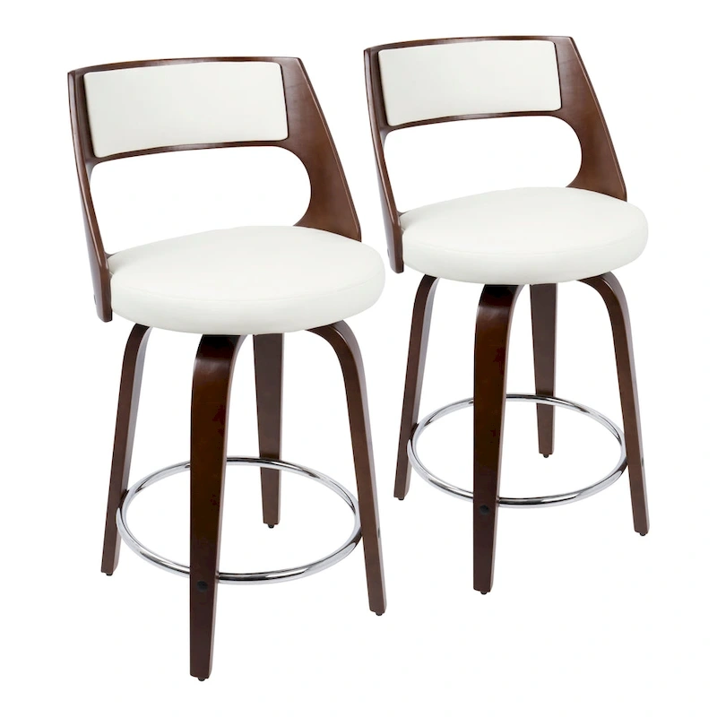 Carson Carrington Alingsas Mid-century Modern Counter Stool (Set of 2)