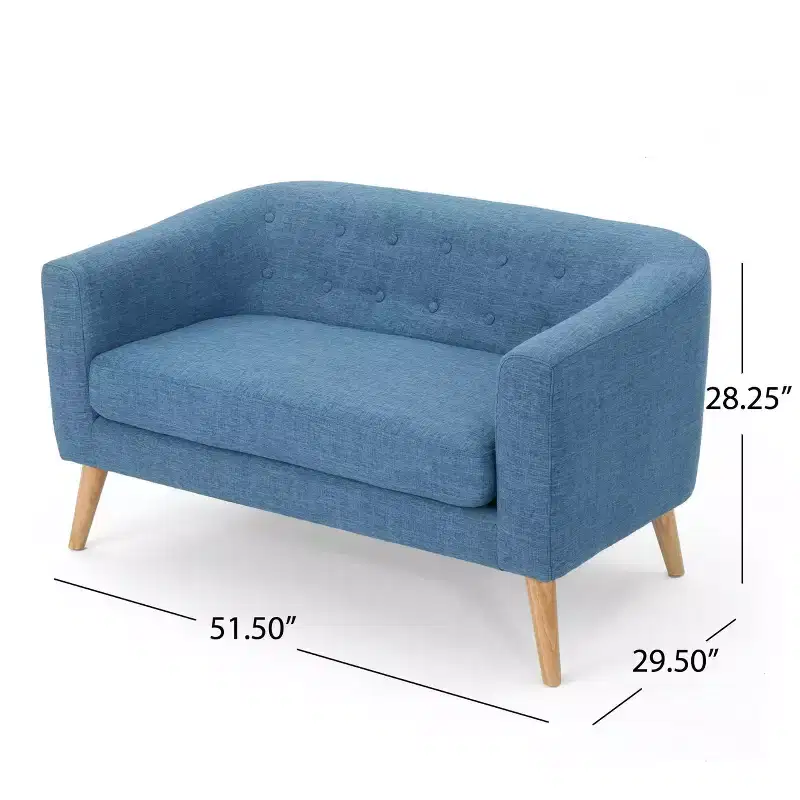 Bridie Mid-Century Loveseat - Christopher Knight Home