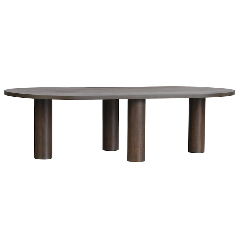 Kali Oval Mango Wood Coffee Table by East at Main