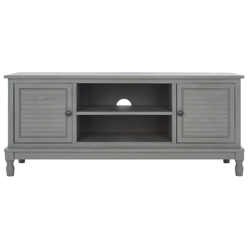 SAFAVIEH Caitlyn 2 Door 1 Shelf Media Stand - 47 W x 16 D x 20 H - 47Wx16Dx20H