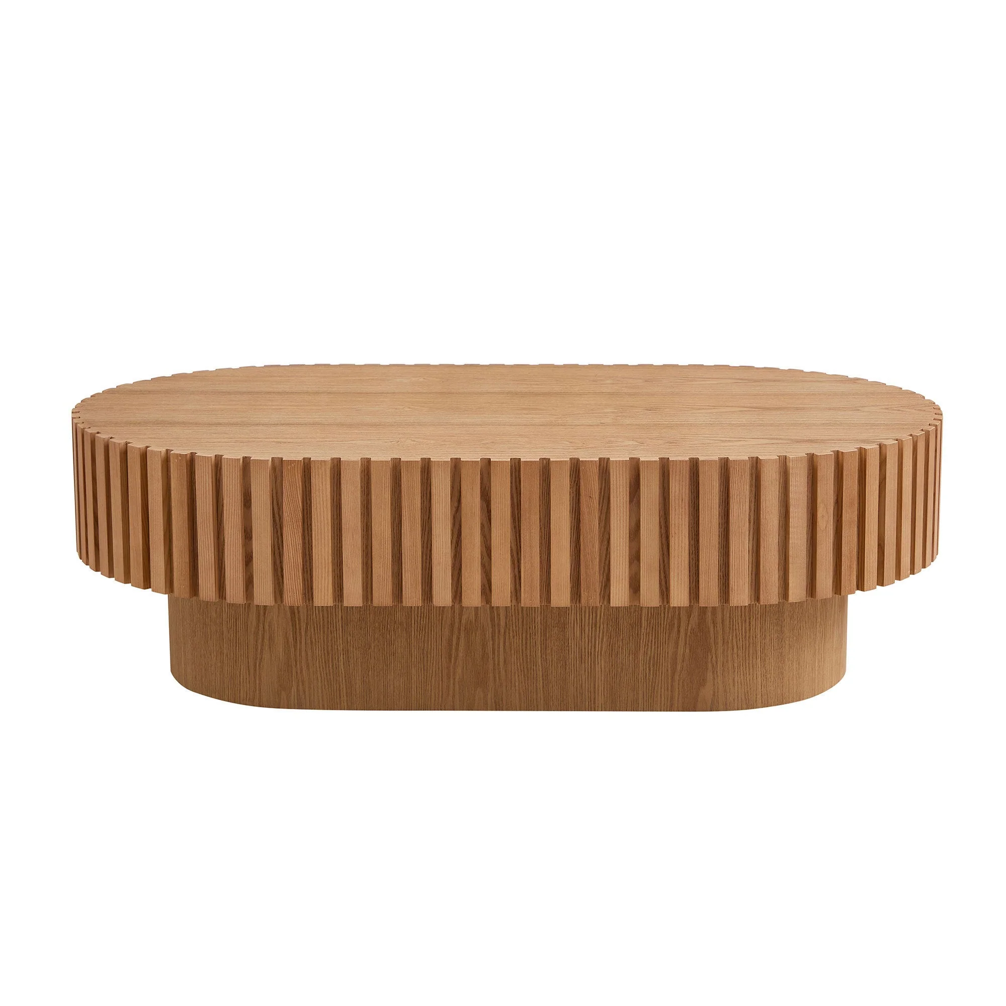 Walker Edison | Reeded Modern Handcraft Coffee Table