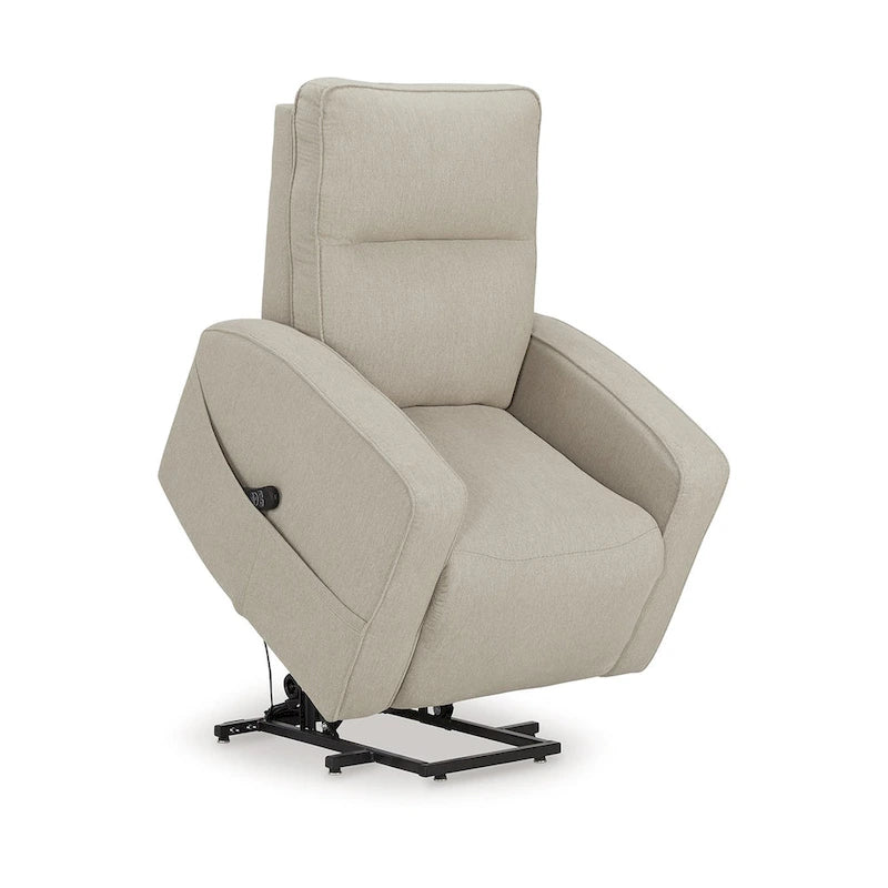 Lawson Power Lift Recliner Chair, Smoke Polyester, Foam Cushioned