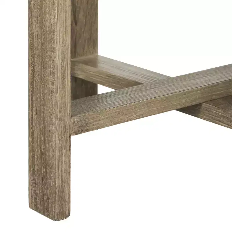 Hamish Side Table - FOX4248A - Beige - Safavieh Couture