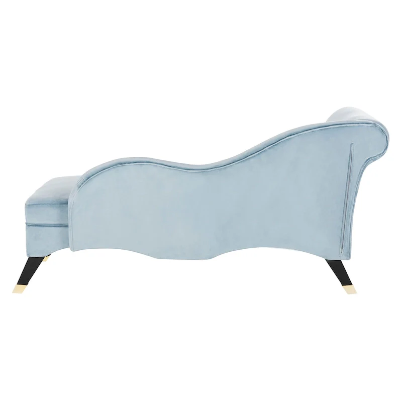 Mid-Century Modern Chaise with Pillow - 63Wx28Dx30H