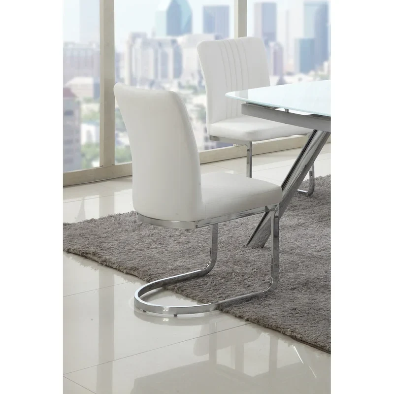 Channel Back Cantilever Side Chair, Set of 4