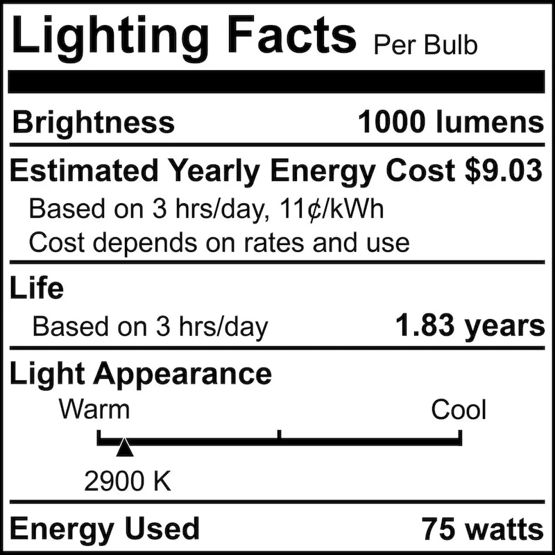 Bulbrite Pack of (5)120V Dimmable T8 Double Envelope Halogen Mini Light Bulbs with Medium (E26) Base, 2900K Soft White Light