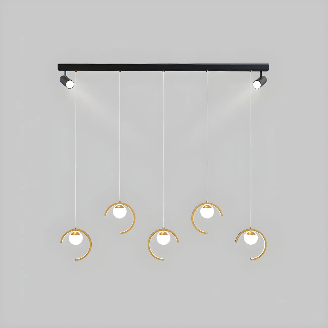 Modern Metal Geometric Kitchen Island Pendant Lights