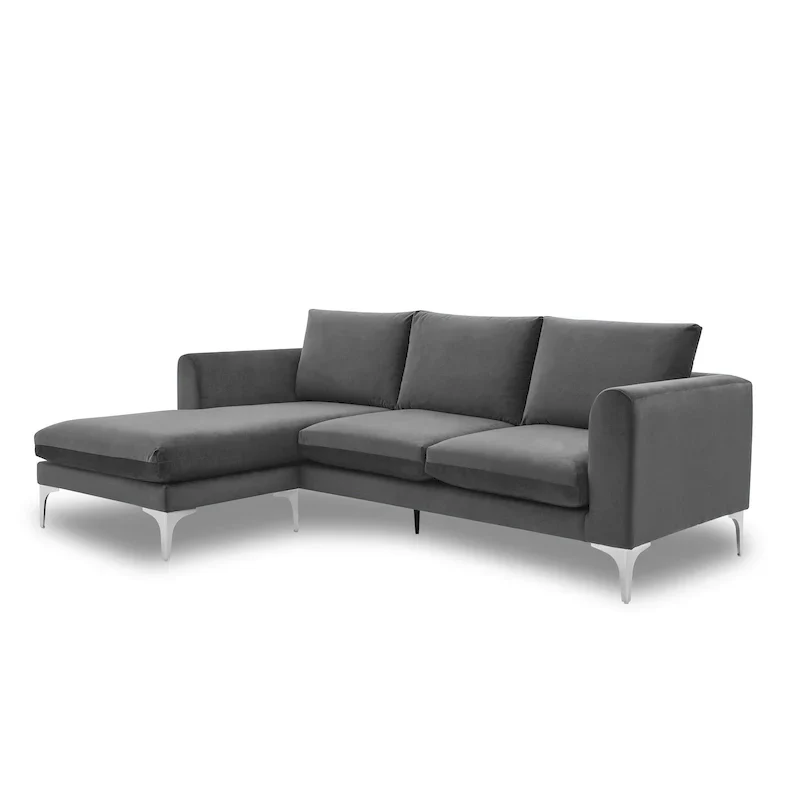 Cambridge Velvet Reversible Sectional