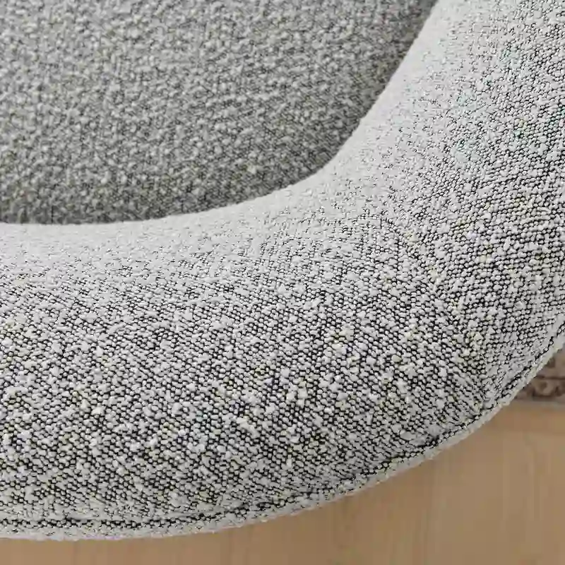 KINWELL Sherpa Upholstered Loveseat Boucle Sofa Couch, 68W