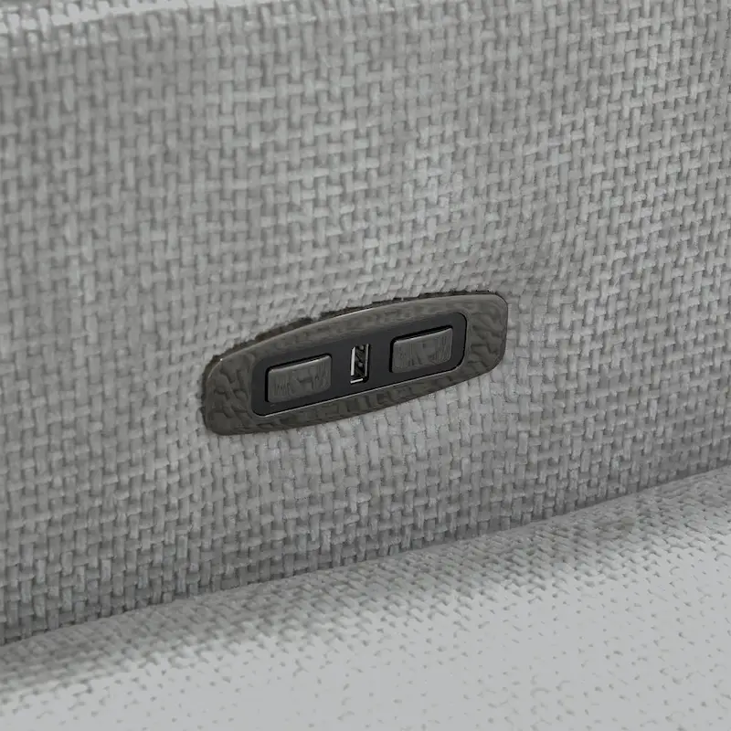 33.5W Power Swivel Glider Recliner with USB Charger