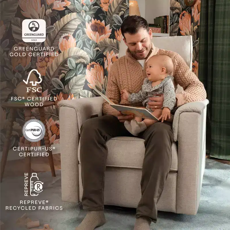 Namesake Willa Deluxe Power Recliner and Swivel Glider with Heat and Massage