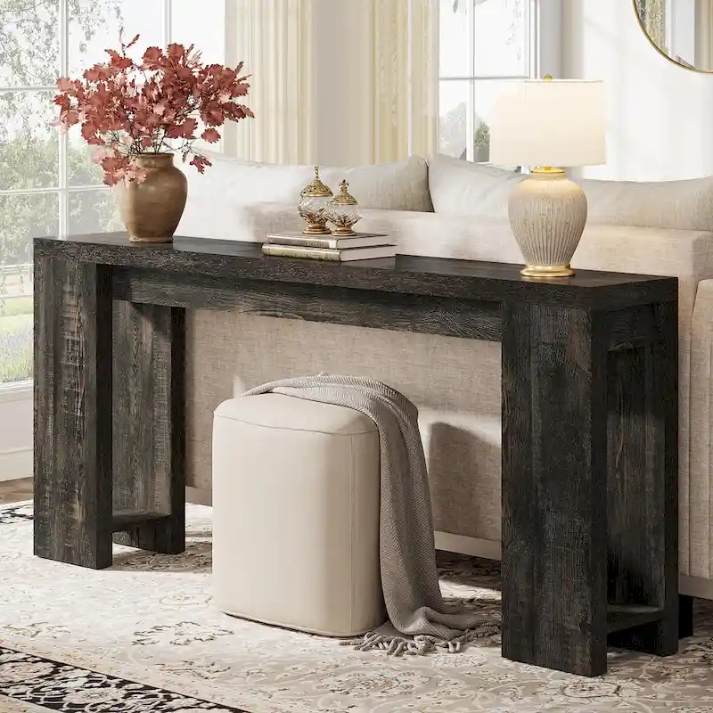 70.9 Inches Long Console Sofa Table for Living Room Entryway Hallway