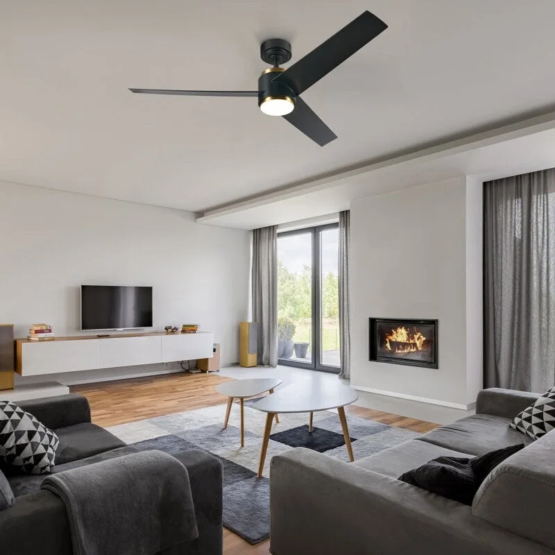 CO-Z 52  LED Ceiling Fan with Dimmable Light Kit and Remote Control - 52 Inches