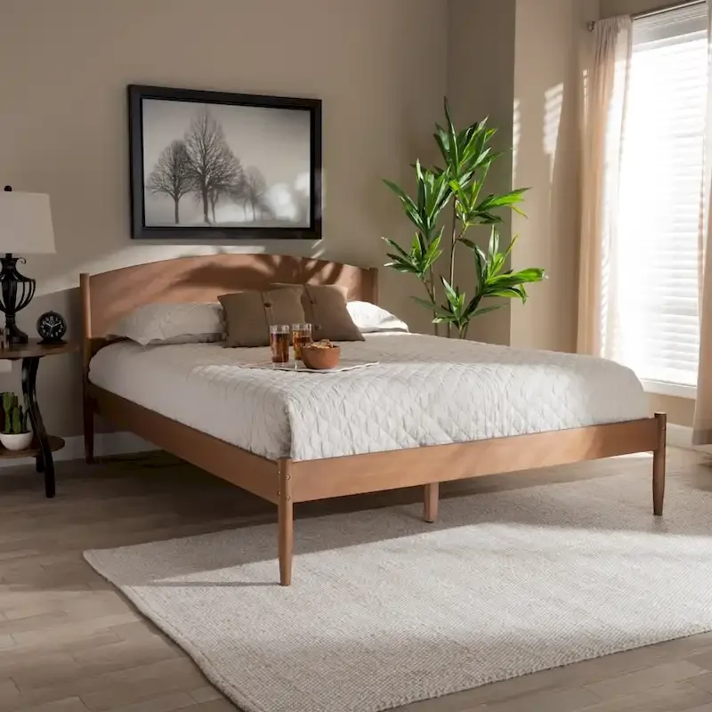 Carson Carrington Taftarod Mid-century Modern Wood Platform Bed