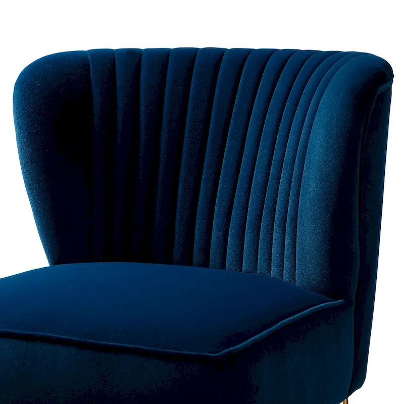 Barto Upholstered Side Chair with Tufted Back Set of 2 by HULALA HOME