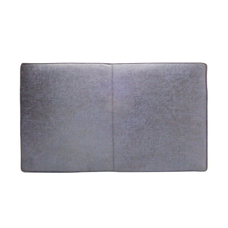 Hillman Modern Microfiber Cocktail Ottoman with Wood Frame by Christopher Knight Home