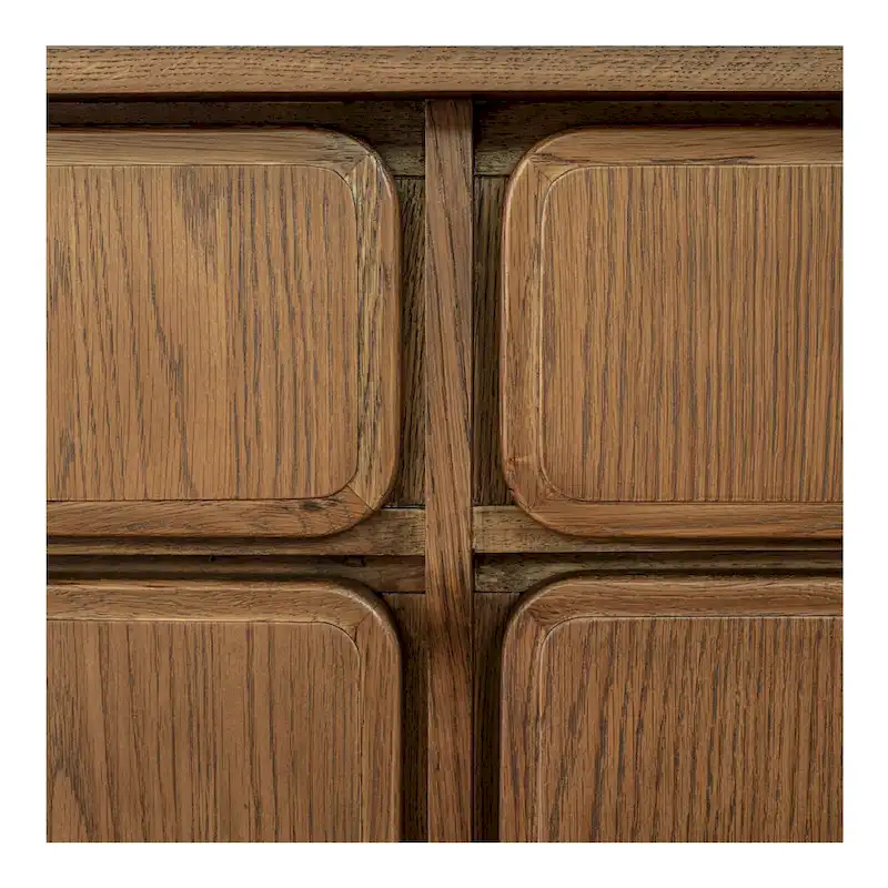 Bastian, Sideboard With drawers, Warm Brown - 78.5W x19.76D x32H