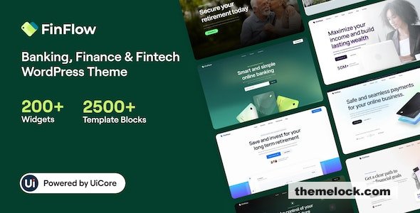 FinFlow v3.3.3 - Banking, Finance & Fintech WordPress Theme