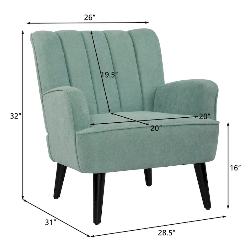 Comfy Accent Chair Cozy Arm Chair Single Sofa