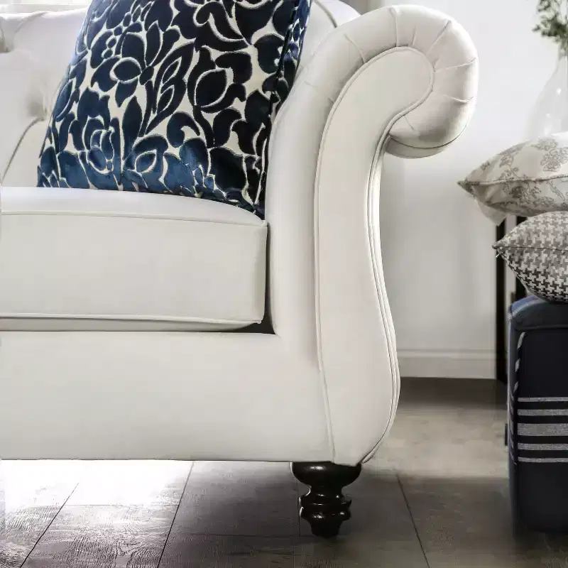 Brushwood Button Tufted Sofa - HOMES: Inside + Out