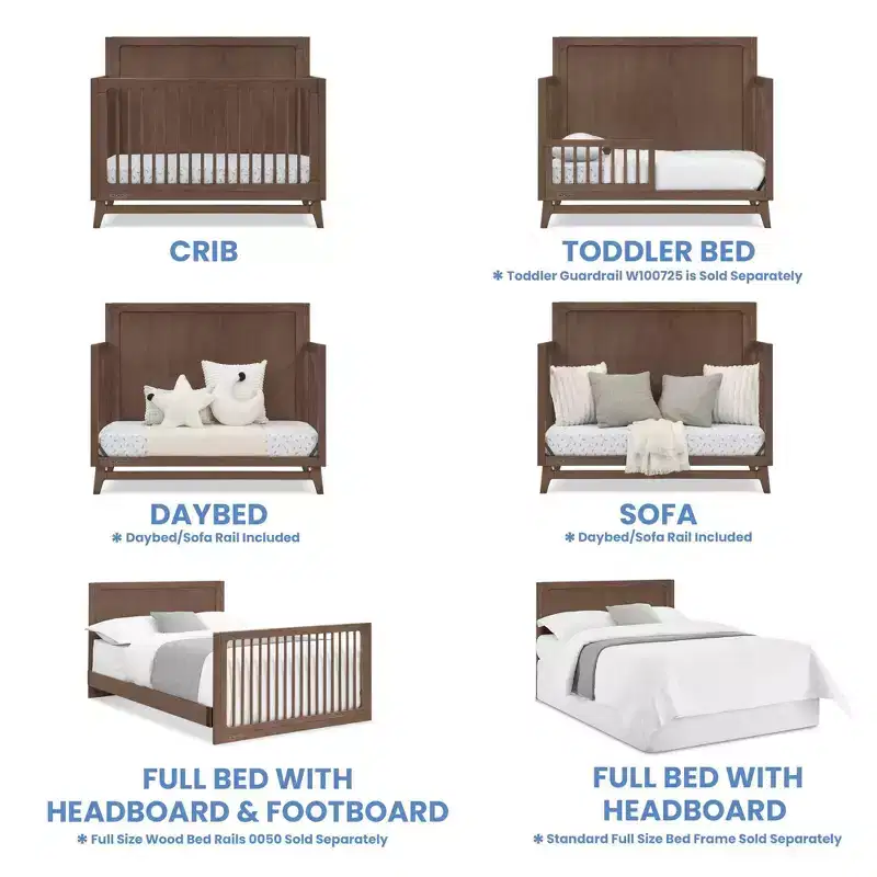 Delta Children Spencer 6-in-1 Convertible Crib