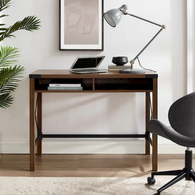 Middlebrook 42-inch Metal X Farmhouse Desk