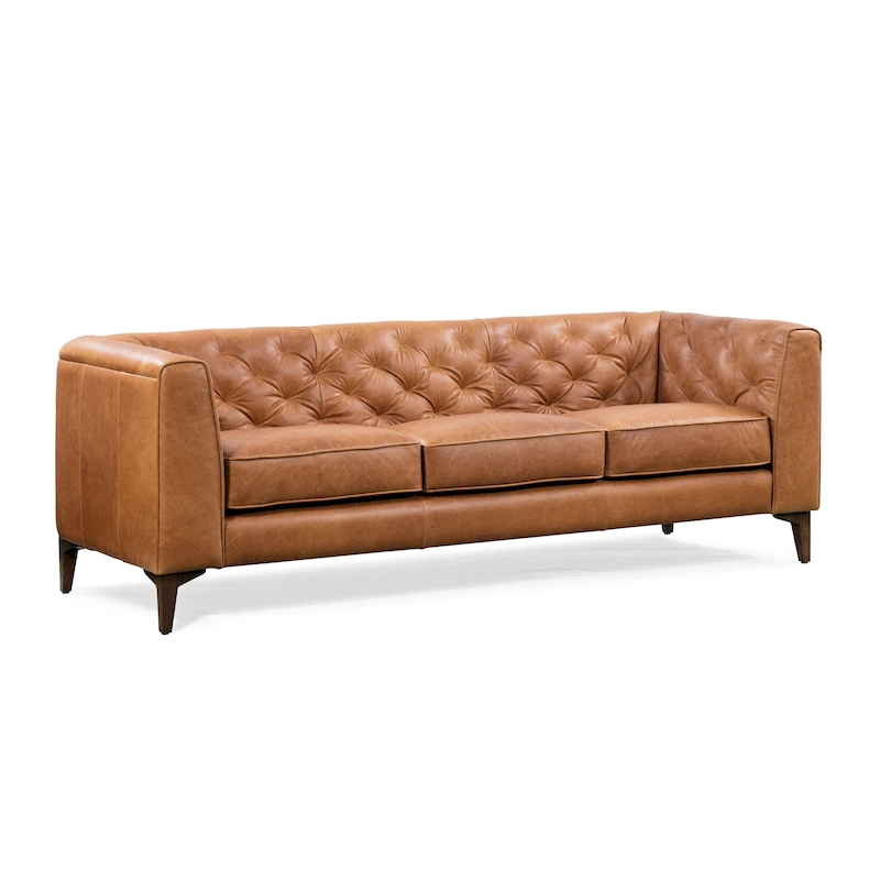 Poly & Bark Essex 89 Sofa - Full Grain Genuine Italian Leather