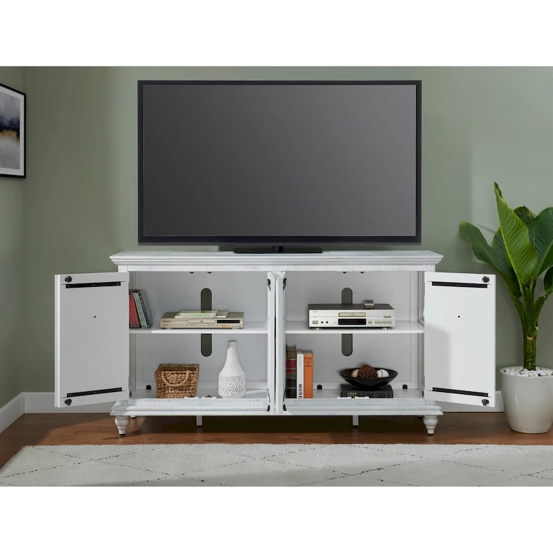 Garden District Solid Wood 65 TV Stand Console