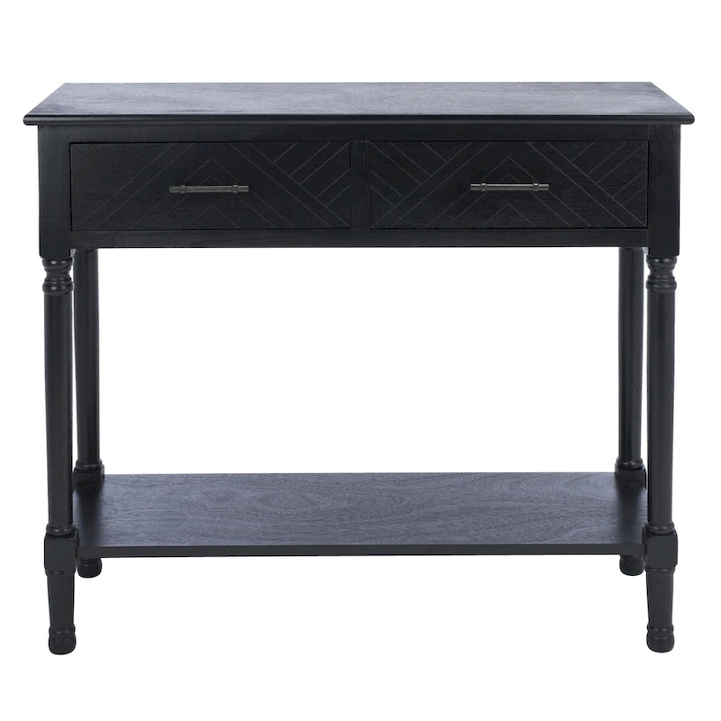 SAFAVIEH Eryka 2-Drawer Console Table - 35.5 W x 13 L x 29.5 H - 36Wx13Dx30H