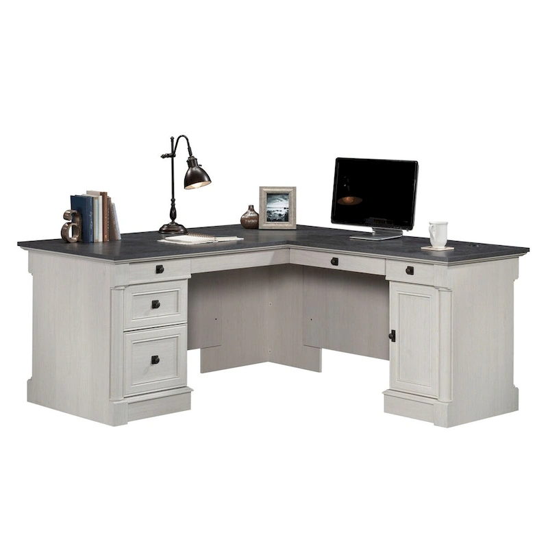 Sauder Palladia L-Shaped Office Desk